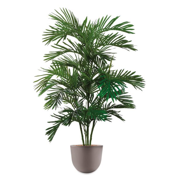 HTT - Kunstplant Areca palm in Eggy taupe H160 cm - kunstplantshop.nl